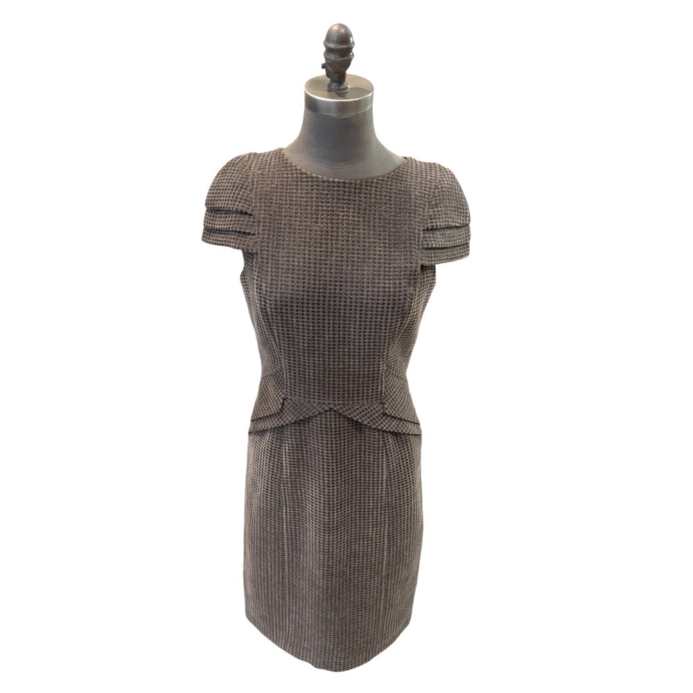 David Meister Sheath Dress Cap Sleeve Size 6